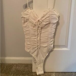 Ruched Bodysuite